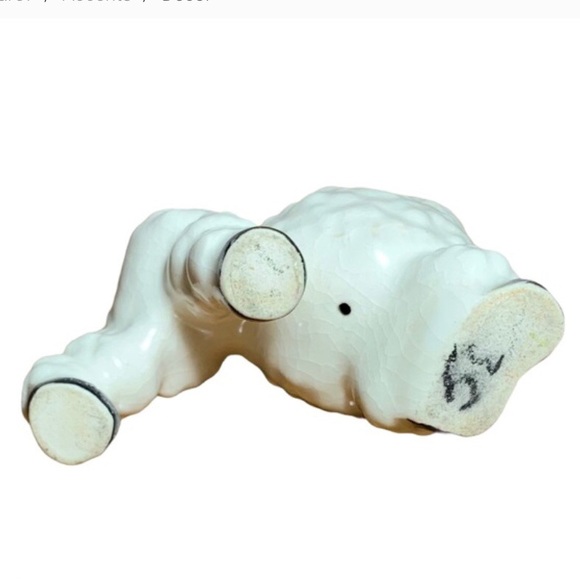 Vintage Ceramic Napco (?) Poodle Ornament - Picture 4 of 4